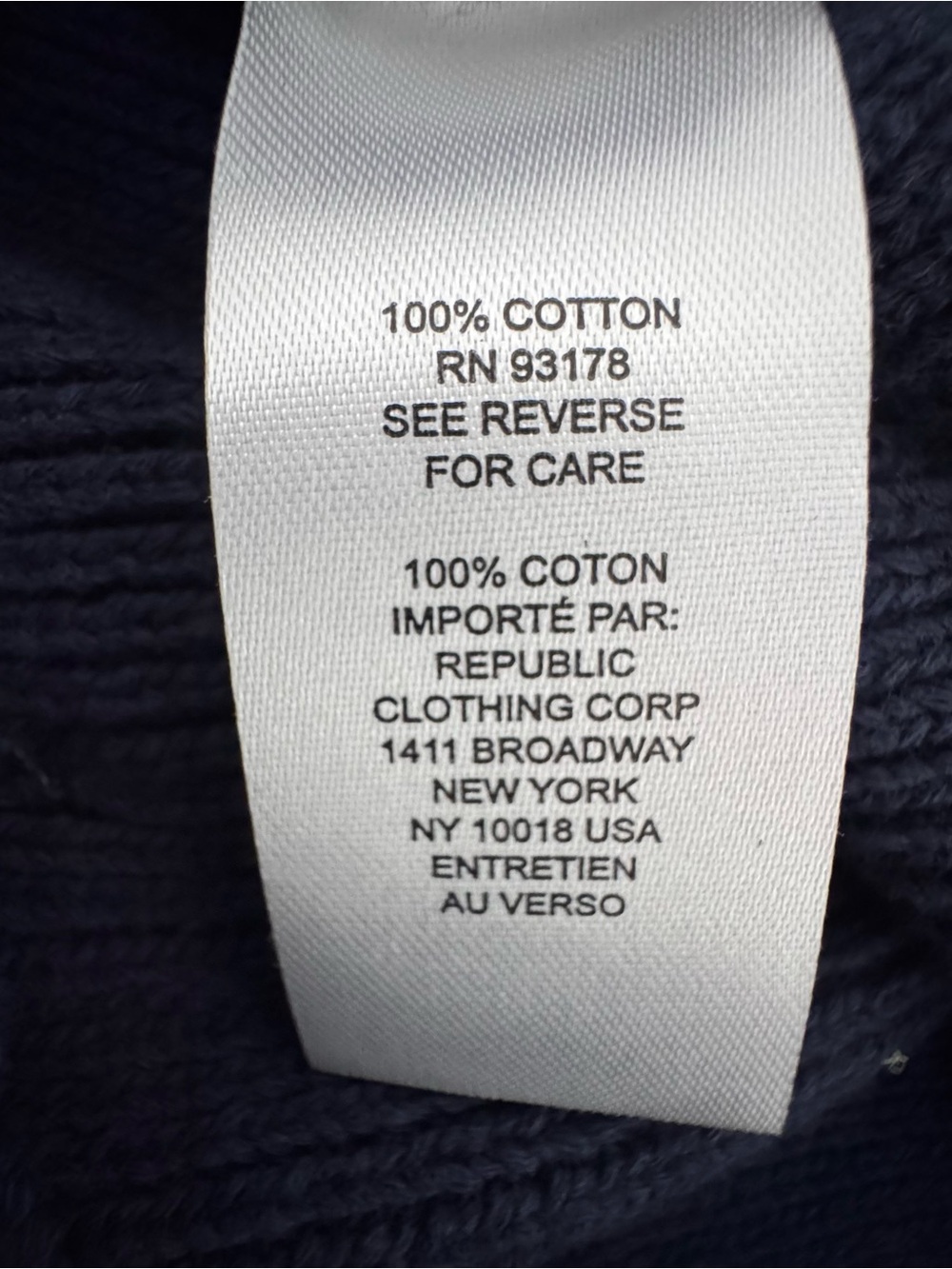 Caroline Constas Knit Mini Dress Womens M Navy Cotton Knit Gold Button NWT - Picture 8 of 8